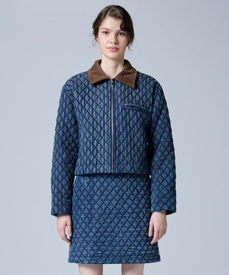 【POINT 10%】DSC / キルティングデニムジャケット