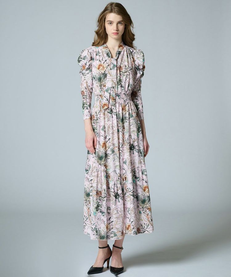 CORCOVADO / トリコットジャージ ボウタイドレス