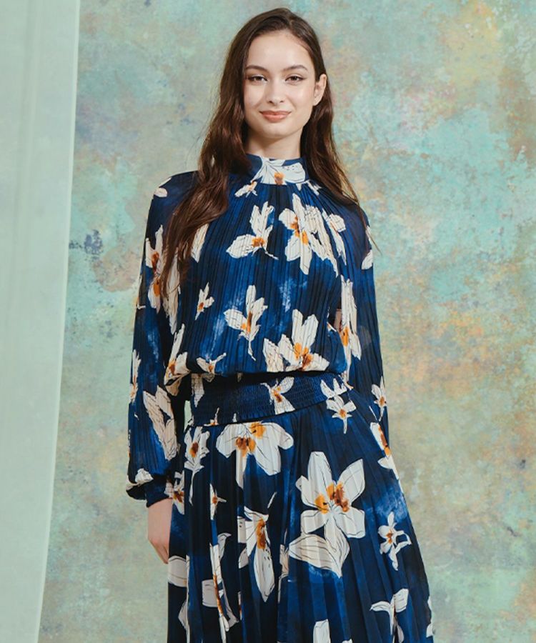 CORCOVADO / シフォンフラワーブラウス