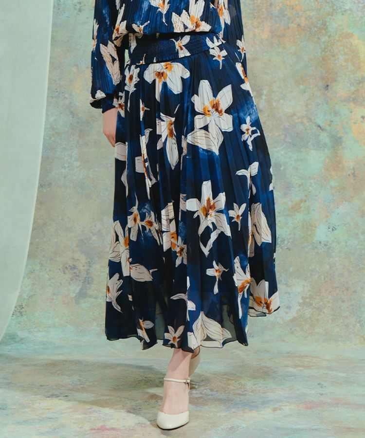 CORCOVADO / シフォンフラワースカート