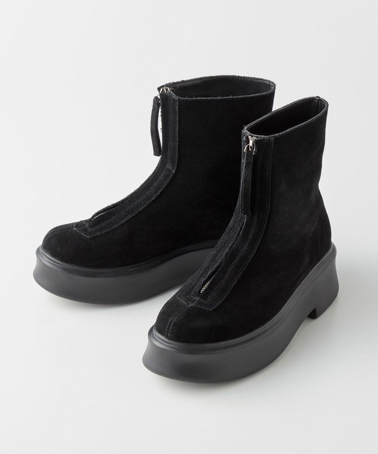 DSC / フロントジップ ショートブーツ